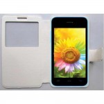 Flip Cover for Spice M-6111 - Blue
