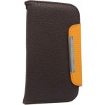 Flip Cover for XOLO Q500s IPS - Brown