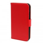 Flip Cover for HTC One X - Red