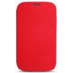 Flip Cover for Zen Ultrafone 306 Play 3G - Red