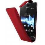 Flip Cover for Sony Xperia Tipo ST21i - Red