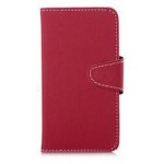 Flip Cover for IBall Andi4 IPS Velvet - Red