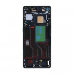 Lcd Frame Middle Chassis For Oppo Find X3 Neo Black By - Maxbhi Com