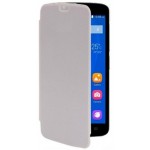 Flip Cover for Huawei Honor 6 Ultra-Clear - White