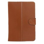 Flip Cover for Micromax Funbook P255 - Brown