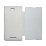 Flip Cover for Sony Ericsson Xperia C C2304 - White