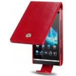 Flip Cover for Sony Xperia S LT26i - Red