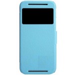 Flip Cover for HTC One 802W - Sky Blue