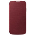 Flip Cover for Samsung Galaxy S4 I545 - Wine Red