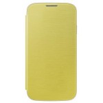 Flip Cover for Samsung Galaxy S4 I545 - Yellow