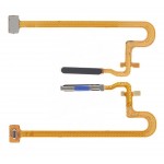 Fingerprint Sensor Flex Cable For Oppo A17 Black By - Maxbhi Com