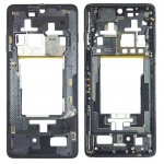 Lcd Frame Middle Chassis For Xiaomi Black Shark 5 Pro Black By - Maxbhi Com