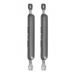 Volume Side Button Outer For Lenovo Pad Plus White By - Maxbhi Com