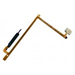 Fingerprint Sensor Flex Cable For Vivo Y30g Black By - Maxbhi Com