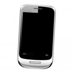 Lcd Frame Middle Chassis For Karbonn Kt83 Silver Touch Black By - Maxbhi Com