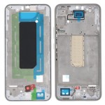 Lcd Frame Middle Chassis For Samsung Galaxy A34 5g Silver By - Maxbhi Com