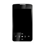 Lcd With Touch Screen For Micromax X500 Black By - Maxbhi Com