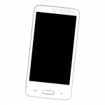 Lcd Frame Middle Chassis For Chilli A555 White By - Maxbhi Com