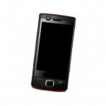 Lcd Frame Middle Chassis For Samsung B7300 Omnialite Red By - Maxbhi Com