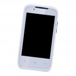 Lcd Frame Middle Chassis For Lava Iris 356 White By - Maxbhi Com