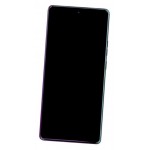 Lcd Frame Middle Chassis For Motorola Moto X40 Blue By - Maxbhi Com