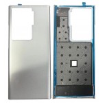 Back Panel Cover For Zte Axon 40 Ultra White - Maxbhi Com