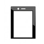 Replacement Front Glass For Cat S22 Flip Black By - Maxbhi Com