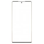 Replacement Front Glass For Zte Axon 40 Pro Black By - Maxbhi Com