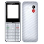 Full Body Housing For Energizer E4 Silver - Maxbhi Com