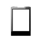 Replacement Front Glass For Samsung Duos Touch Schw299 Black By - Maxbhi Com