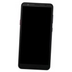 Lcd Frame Middle Chassis For Zte Avid 589 Black By - Maxbhi Com