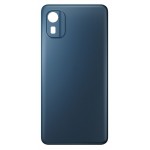 Back Panel Cover For Nokia C02 Cyan - Maxbhi Com