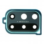 Camera Lens Glass With Frame For Oneplus 8t Black By - Maxbhi Com