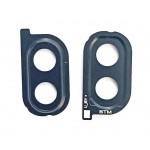 Camera Lens Glass With Frame For Samsung Galaxy M10 Black By - Maxbhi Com