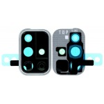 Camera Lens Glass With Frame For Samsung Galaxy A71 Silver By - Maxbhi Com
