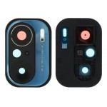 Camera Lens Glass With Frame For Xiaomi Poco F3 Blue By - Maxbhi Com