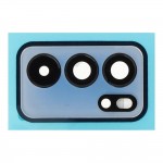 Camera Lens Glass With Frame For Oppo Reno 6 Pro 5g White By - Maxbhi Com
