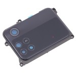 Camera Lens Glass With Frame For Xiaomi Poco M4 Pro Black By - Maxbhi Com