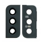 Camera Lens Glass With Frame For Samsung Galaxy S21 5g Black By - Maxbhi Com