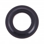 Camera Lens Glass with Frame for Oppo A3 Black