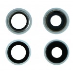 Camera Lens Glass With Frame For Apple Iphone 11 White By - Maxbhi Com