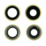Camera Lens Glass With Frame For Apple Iphone 11 Yellow By - Maxbhi Com