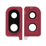 Camera Lens Glass With Frame For Samsung Galaxy A30 Red By - Maxbhi Com