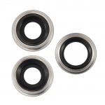 Camera Lens Glass With Frame For Apple Iphone 11 Pro Max White By - Maxbhi Com