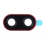 Camera Lens Glass with Frame for Huawei Nova 3i Red