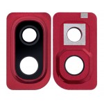 Camera Lens Glass With Frame For Samsung Galaxy A10 Red By - Maxbhi Com