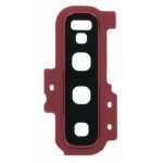 Camera Lens Glass With Frame For Samsung Galaxy S10 Plus Red By - Maxbhi Com