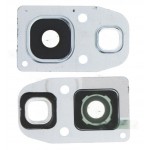 Camera Lens Glass With Frame For Samsung Galaxy A5 2017 White By - Maxbhi Com