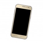 Camera Lens Glass with Frame for Samsung Galaxy J2 2015 White