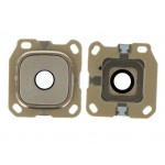 Camera Lens Glass With Frame For Samsung Galaxy C9 Pro Gold By - Maxbhi Com